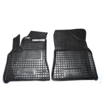 Коврики в салон для Citroen Berlingo (2010>) 1+2 резиновые (AVTO-Gumm)