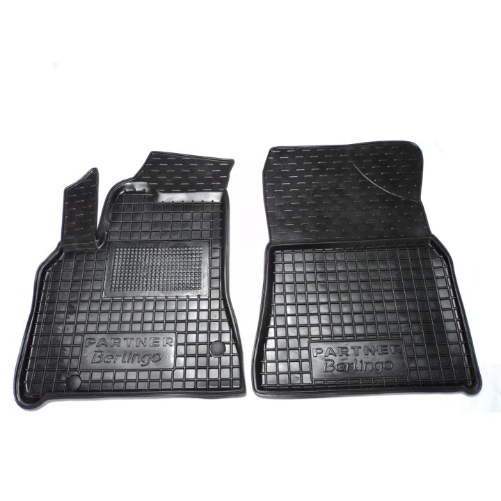 Коврики в салон для Citroen Berlingo (2010>) 1+2 резиновые (AVTO-Gumm)