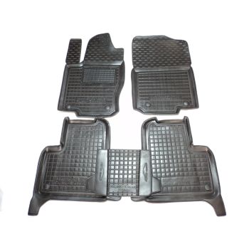 Коврики в салон для Mercedes GL-X166/GLS '12-19 (7мест), резиновые (AVTO-Gumm)