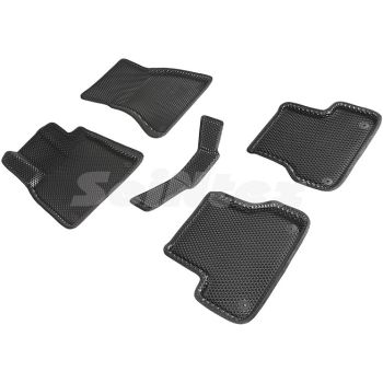 Коврики в салон 3d EVA для Audi A6 (C7) '11-18, черные (Seintex)