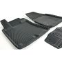 Коврики в салон 3d EVA для Nissan Qashqai '06-14, черные (Seintex)