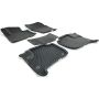 Коврики в салон 3d EVA для Porsche Cayenne '10-17, черные (Seintex)
