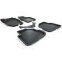 Коврики в салон 3d EVA для Skoda Fabia 2 '07-14, черные (Seintex)