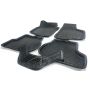Коврики в салон 3d EVA для Skoda Octavia A5 '05-13, черные (Seintex)