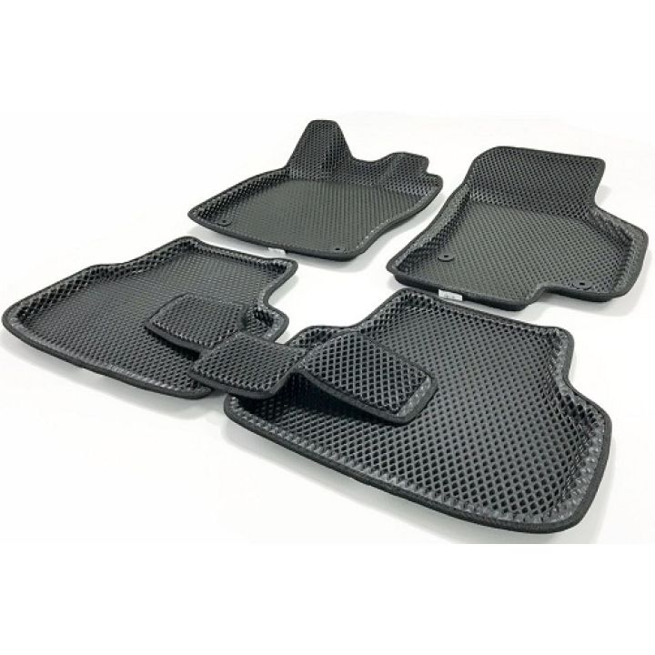 Коврики в салон 3d EVA для Skoda Octavia A8 '20-, черные (Seintex)