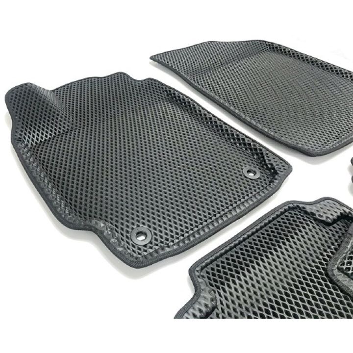 Коврики в салон 3d EVA для Toyota Camry V50/55 2011 - 2017, черные (Seintex)
