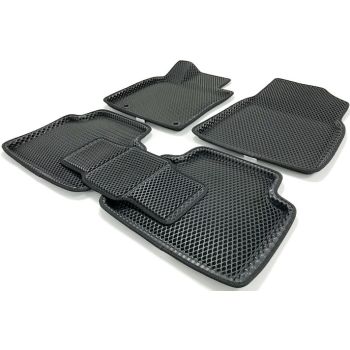 Коврики в салон 3d EVA для Toyota Camry V70 2018-, черные (Seintex)