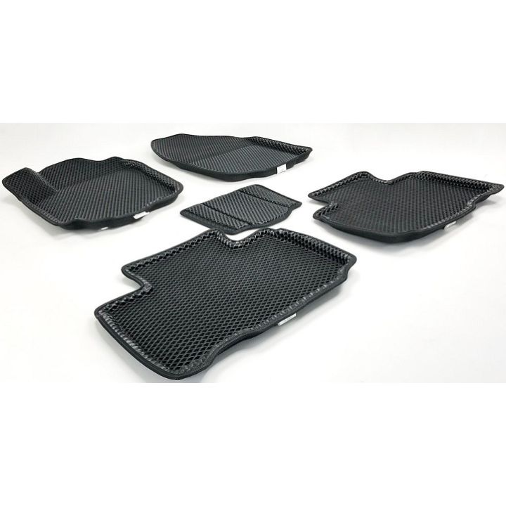 Коврики в салон 3d EVA для Toyota RAV4 2013 - 2018, черные (Seintex)