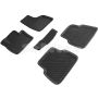 Коврики в салон 3d EVA для Volkswagen Tiguan '07-16, черные (Seintex)