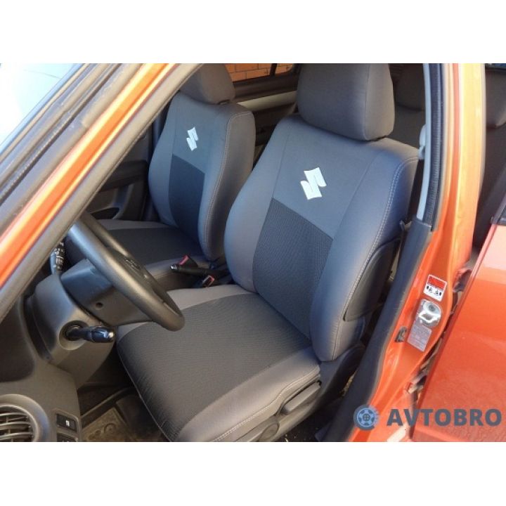 Авточехлы для салона Suzuki Swift '05-09 с раздельной спинкой (Элегант)