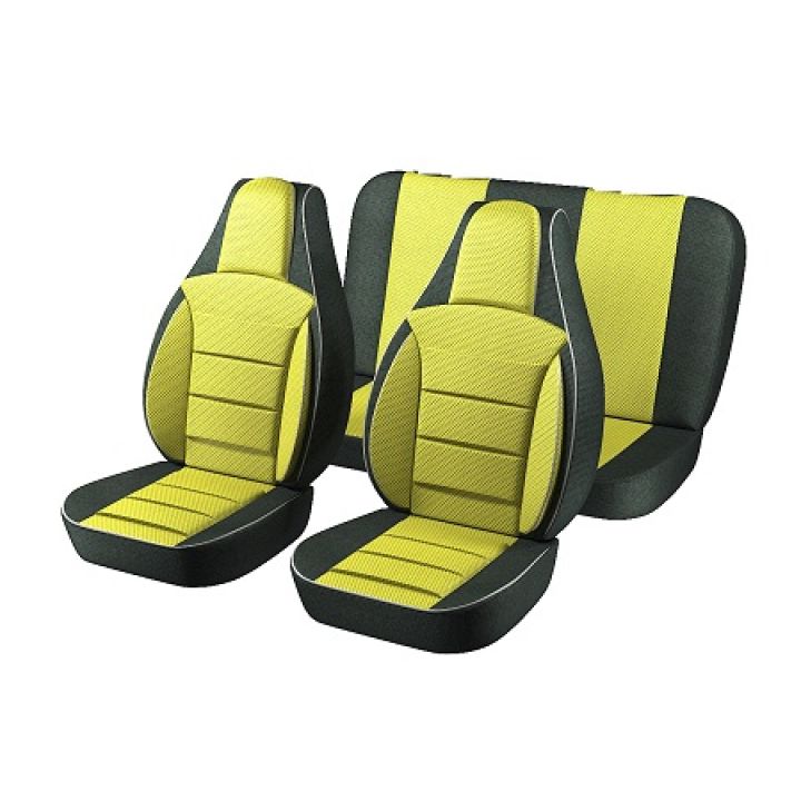 Универсальные чехлы на сиденья Желтые, (Пилот)