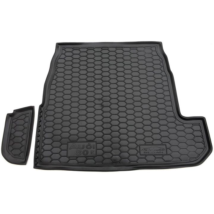 Коврик в багажник для Audi 80 (B4) 1991-1996, седан, полиуретановый (AVTO-Gumm)