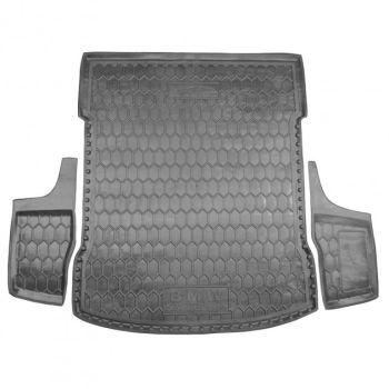 Килимок в багажник для BMW G30 5-серія 2017- седан (з запаскою), поліуретановий (AVTO-Gumm)