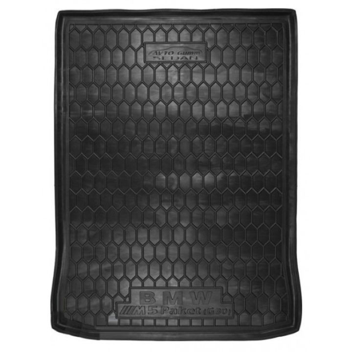 Коврик в багажник для BMW G30 5-серия 2017- седан (М-пакет), полиуретановый (AVTO-Gumm)