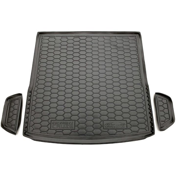 Коврик в багажник для Chevrolet Cruze '09-16 универсал, полиуретановый (AVTO-Gumm)
