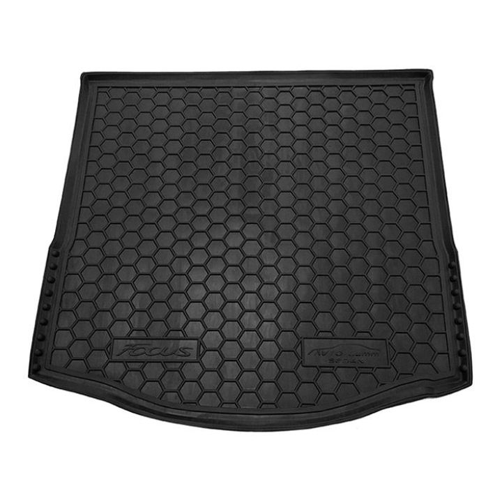 Коврик в багажник для Ford Focus III '11- седан с докаткой, полиуретановый (AVTO-Gumm)