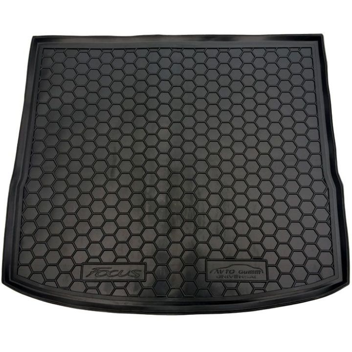 Коврик в багажник для Ford Focus III '11- универсал с докаткой, полиуретановый (AVTO-Gumm)
