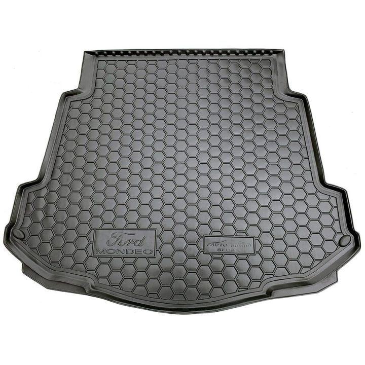 Коврик в багажник для Ford Mondeo lV '07- седан с докаткой, полиуретановый (AVTO-Gumm)