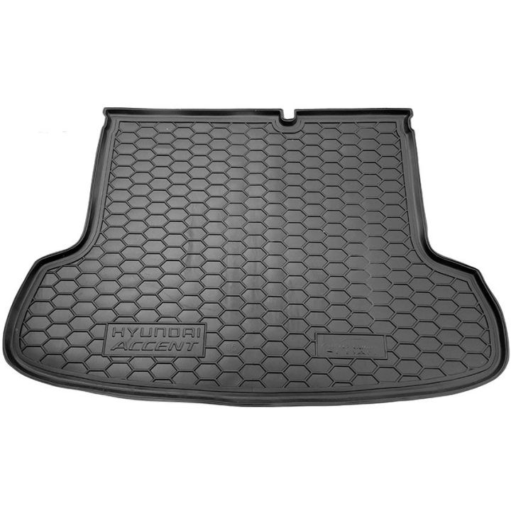 Коврик в багажник для Hyundai Accent 2006- седан, полиуретановый (AVTO-Gumm)