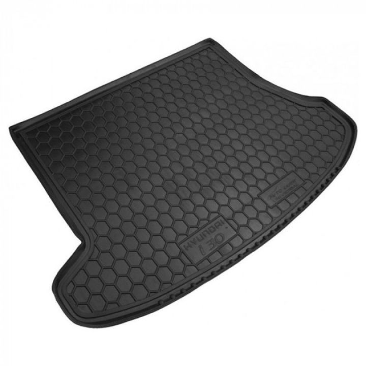 Коврик в багажник для Hyundai i30 '17- Fastback, полиуретановый (AVTO-Gumm)
