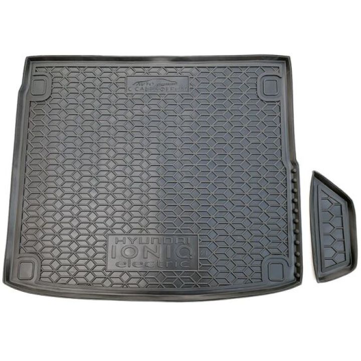 Коврик в багажник для Hyundai Ioniq 5 '21- с сабвуфером, полиуретановый (AVTO-Gumm)