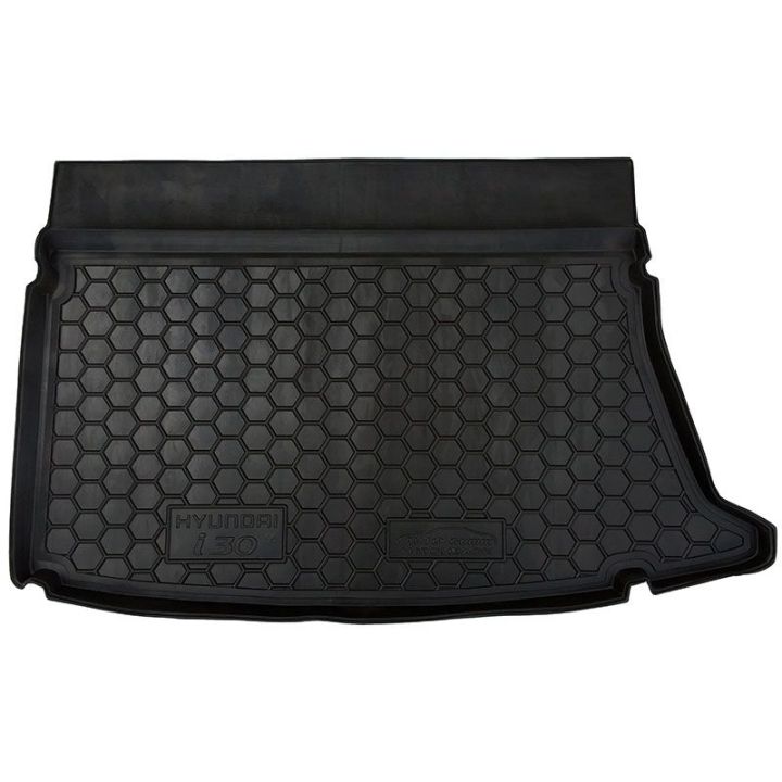 Коврик в багажник для Hyundai i-30 2006- хетчбэк, полиуретановый (AVTO-Gumm)