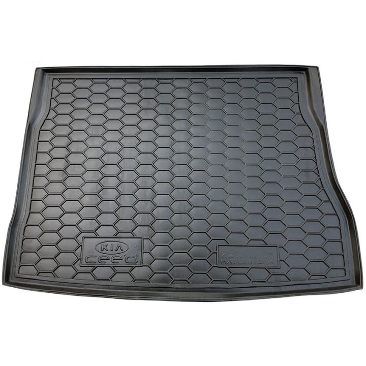 Коврик в багажник для Kia Cee'd 2006- хетчбэк, полиуретановый (AVTO-Gumm)
