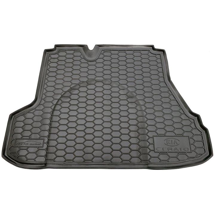 Коврик в багажник для Kia Cerato '04-09, полиуретановый (AVTO-Gumm)