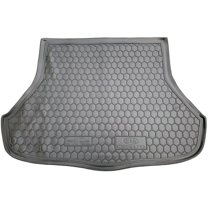 Коврик в багажник для Kia Cerato lll 2013- седан (BASE), полиуретановый (AVTO-Gumm)