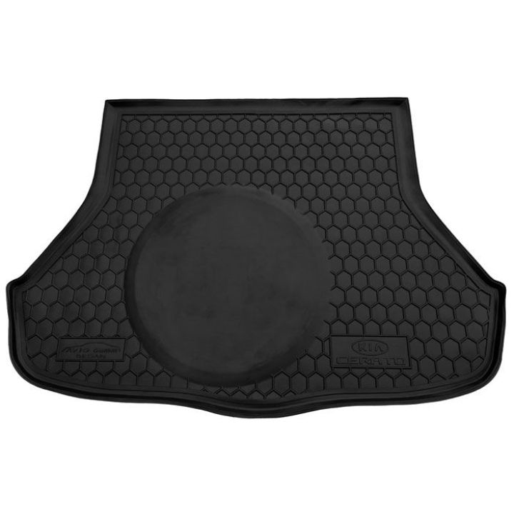 Коврик в багажник для Kia Cerato lll 2013- седан (MID/TOP), полиуретановый (AVTO-Gumm)