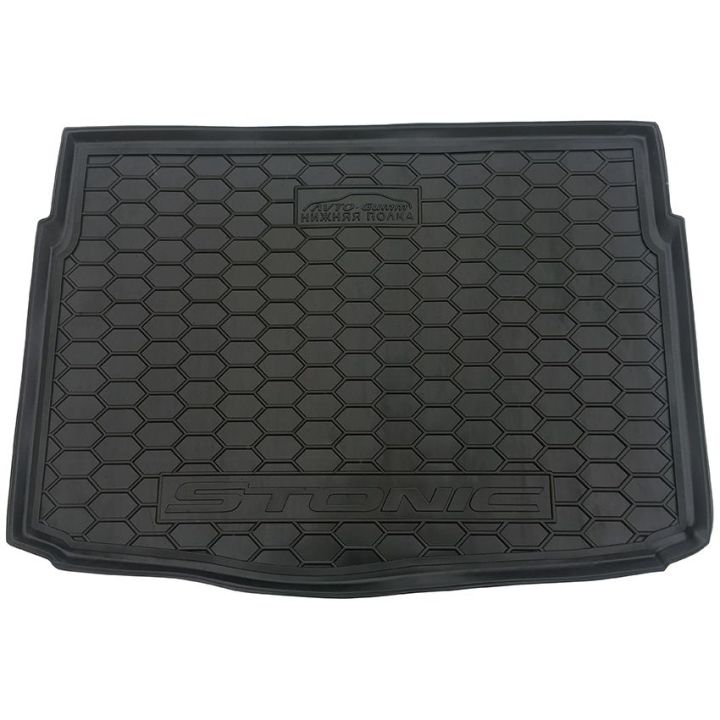 Коврик в багажник для Kia Stonic '18-, нижняя полка, полиуретановый (AVTO-Gumm)
