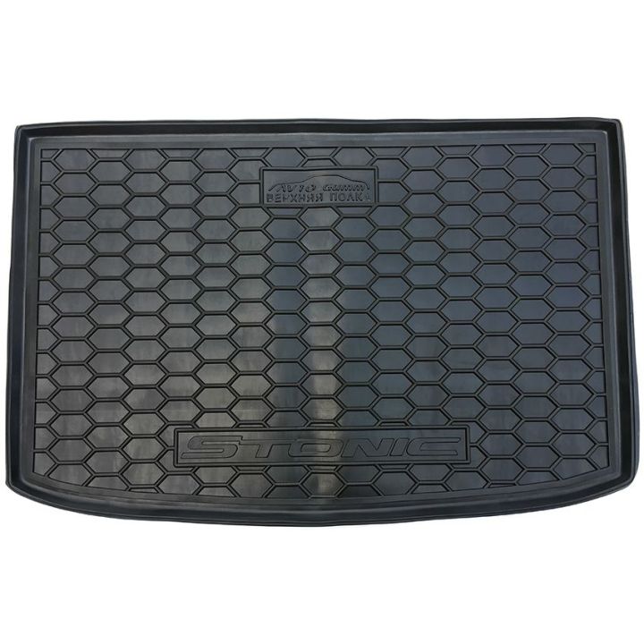 Коврик в багажник для Kia Stonic '18-, верхняя полка, полиуретановый (AVTO-Gumm)