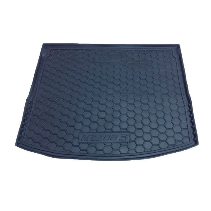 Коврик в багажник для Mazda M3 2013- хетчбэк, полиуретановый (AVTO-Gumm)