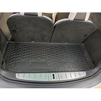 Коврик в багажник для Tesla Model X '15-, 6/7 мест малый, полиуретановый (AVTO-Gumm)