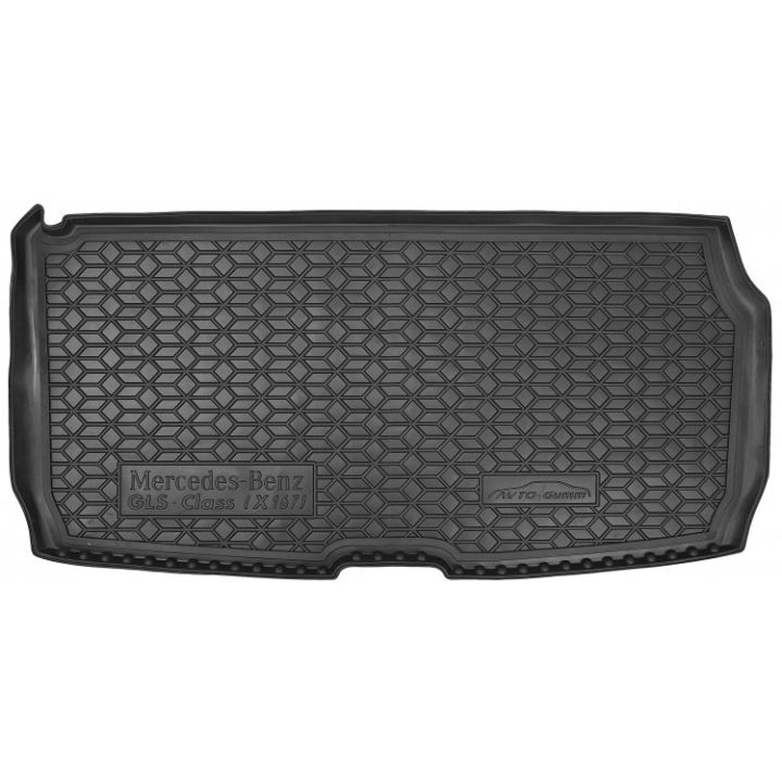 Коврик в багажник для Mercedes GLS-Class X167 '20-, короткий полиуретановый (AVTO-Gumm)