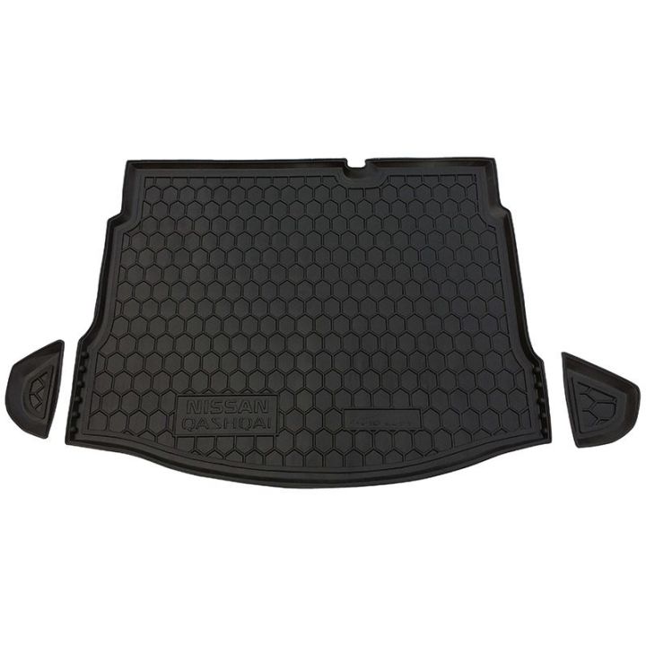 Коврик в багажник для Nissan Qashqai '06-14 с докаткой, полиуретановый (AVTO-Gumm)
