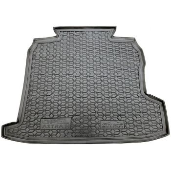 Коврик в багажник для Opel Astra H '04-15 седан, полиуретановый (AVTO-Gumm)