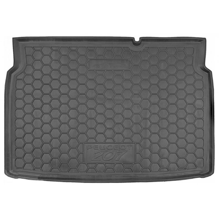 Коврик в багажник для Peugeot 207 '06-12, полиуретановый (AVTO-Gumm)