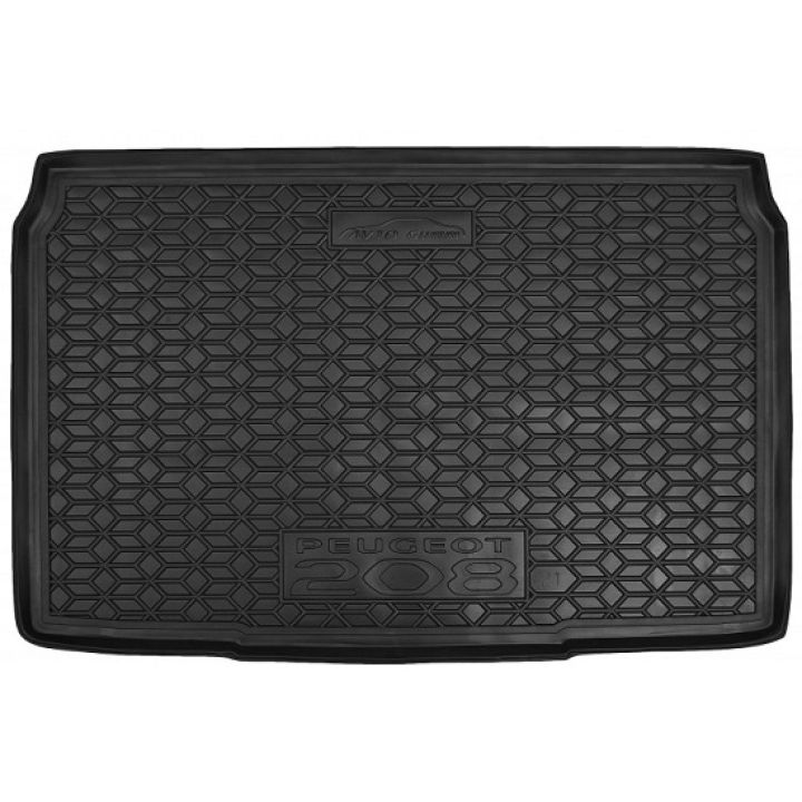 Коврик в багажник для Peugeot 208 '19-, полиуретановый (AVTO-Gumm)