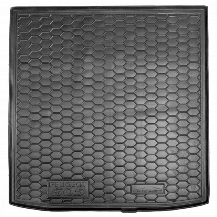 Коврик в багажник для Peugeot 605 '89-99 седан, полиуретановый (AVTO-Gumm)