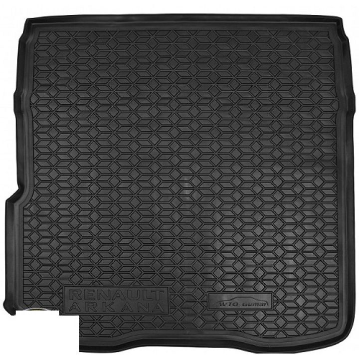 Коврик в багажник для Renault Arkana '19- 4wd, полиуретановый (AVTO-Gumm)
