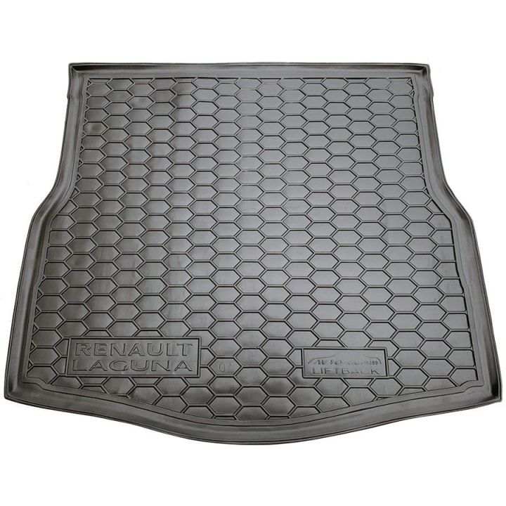 Коврик в багажник для Renault Laguna III '07- седан, полиуретановый (AVTO-Gumm)