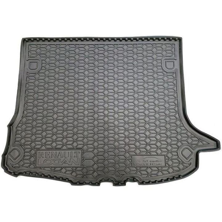 Коврик в багажник для Renault Logan MCV '08-12 5 мест универсал, полиуретановый (AVTO-Gumm)