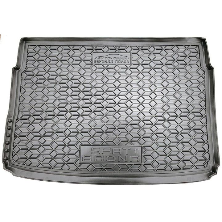 Коврик в багажник для Seat Arona '17- верхняя полка, полиуретановый (AVTO-Gumm)