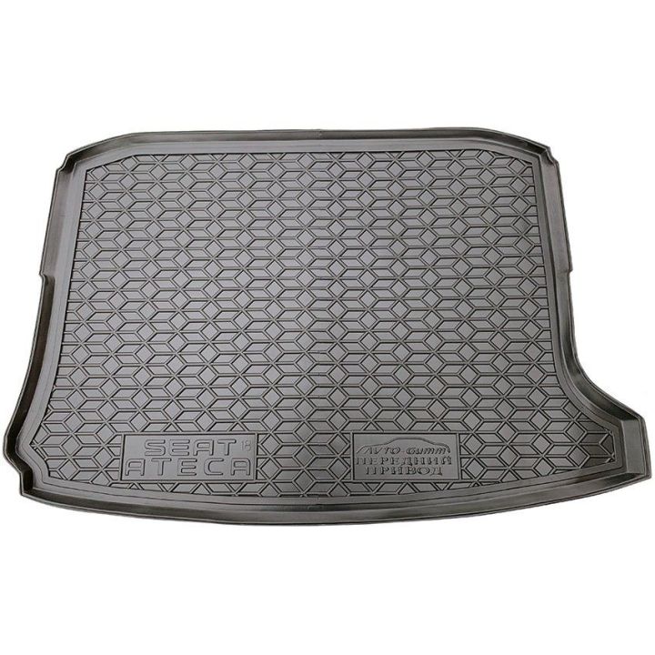 Коврик в багажник для Seat Ateca '17-, без органайзера, полиуретановый (AVTO-Gumm)