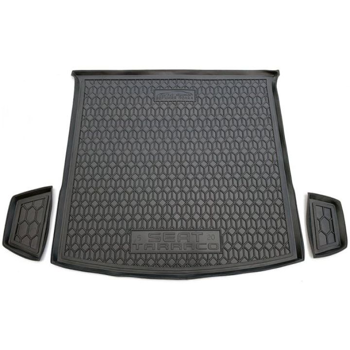 Коврик в багажник для Seat Tarraco '19- (5 мест) верхняя полка, полиуретановый (AVTO-Gumm)