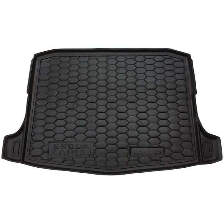 Коврик в багажник для Skoda Karoq '18-, нижний, полиуретановый (AVTO-Gumm)