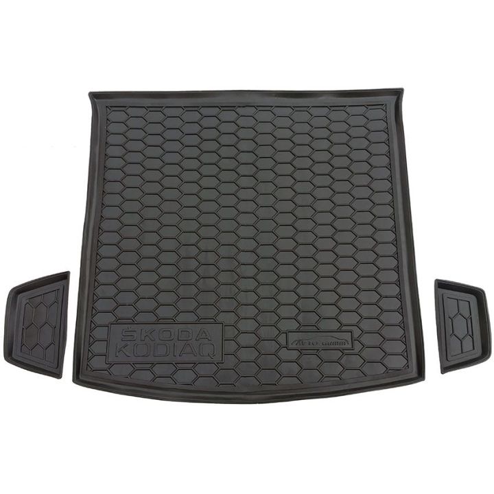 Коврик в багажник для Skoda Kodiaq с 2017, 5 мест, полиуретановый (AVTO-Gumm)