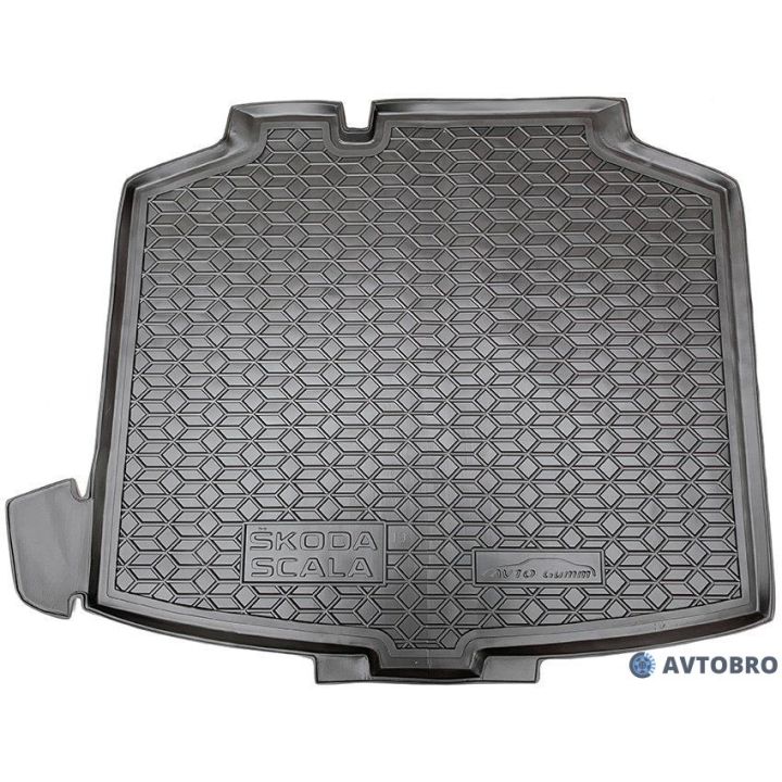 Коврик в багажник для Skoda Scala '19-, полиуретановый (AVTO-Gumm)