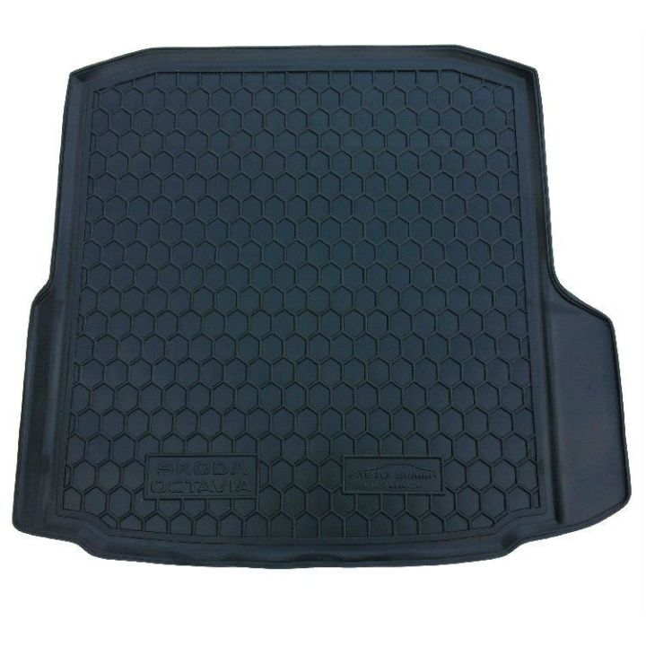 Коврик в багажник для Skoda Octavia A7 '13- лифтбэк, полиуретановый (AVTO-Gumm)